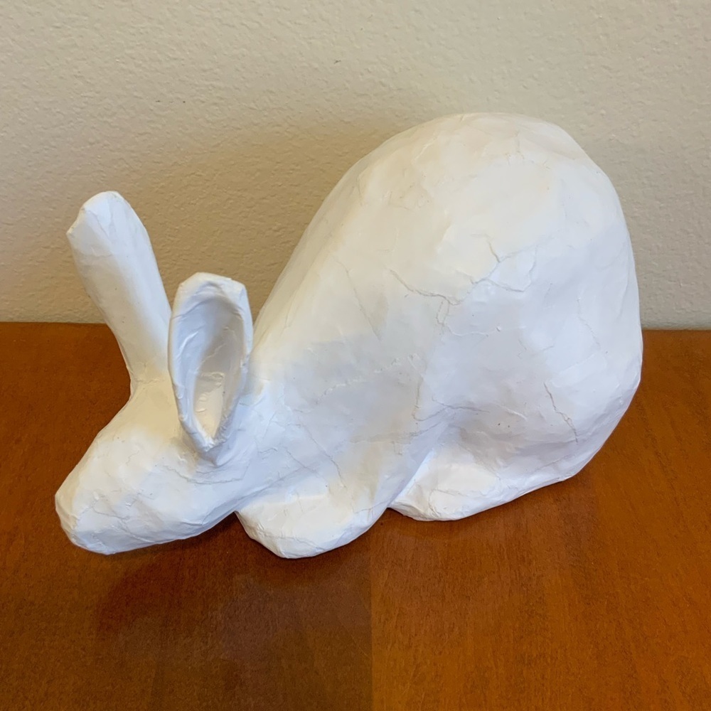 Crate & Barrel Fair-Trade Haitian Paper Mâché Rabbit Sculpture